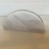 White grey marble mail rack