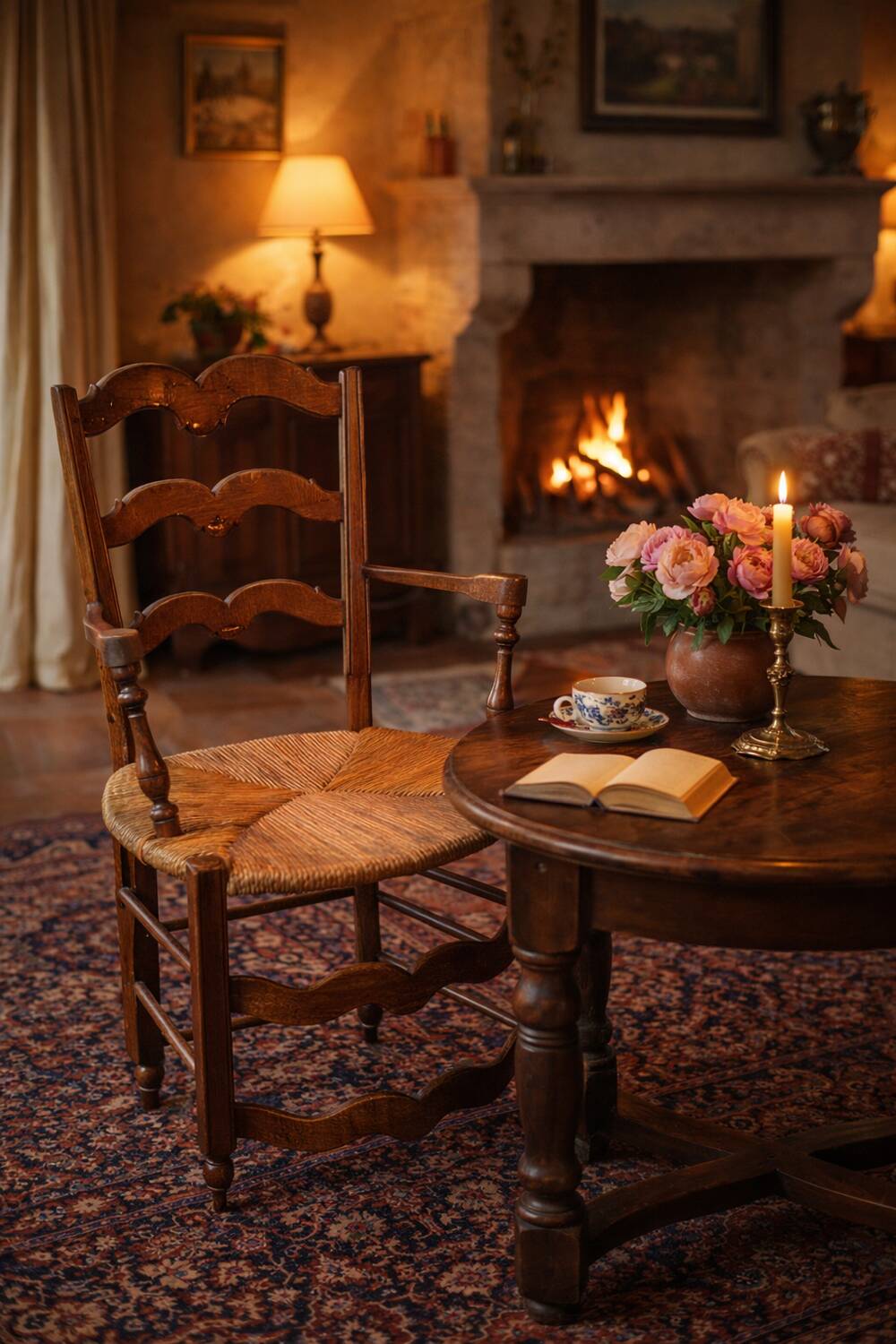 Antique Provençal armchair 18th-19th century regional furniture