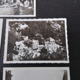 Set of 5 black and white photos of Annecy