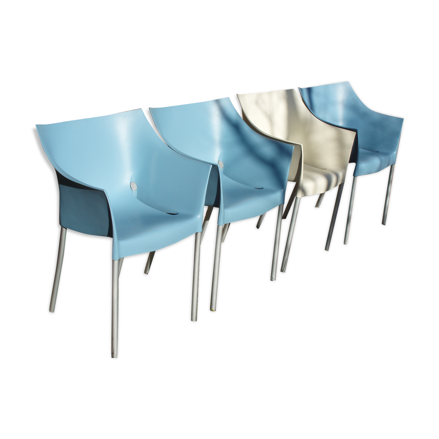 4 Dr NO chairs by Philippe Starck