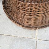 Wicker basket armchairs