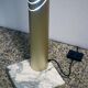 Italian Tronconi Aluminum and Marble Floor Lamp, 1970