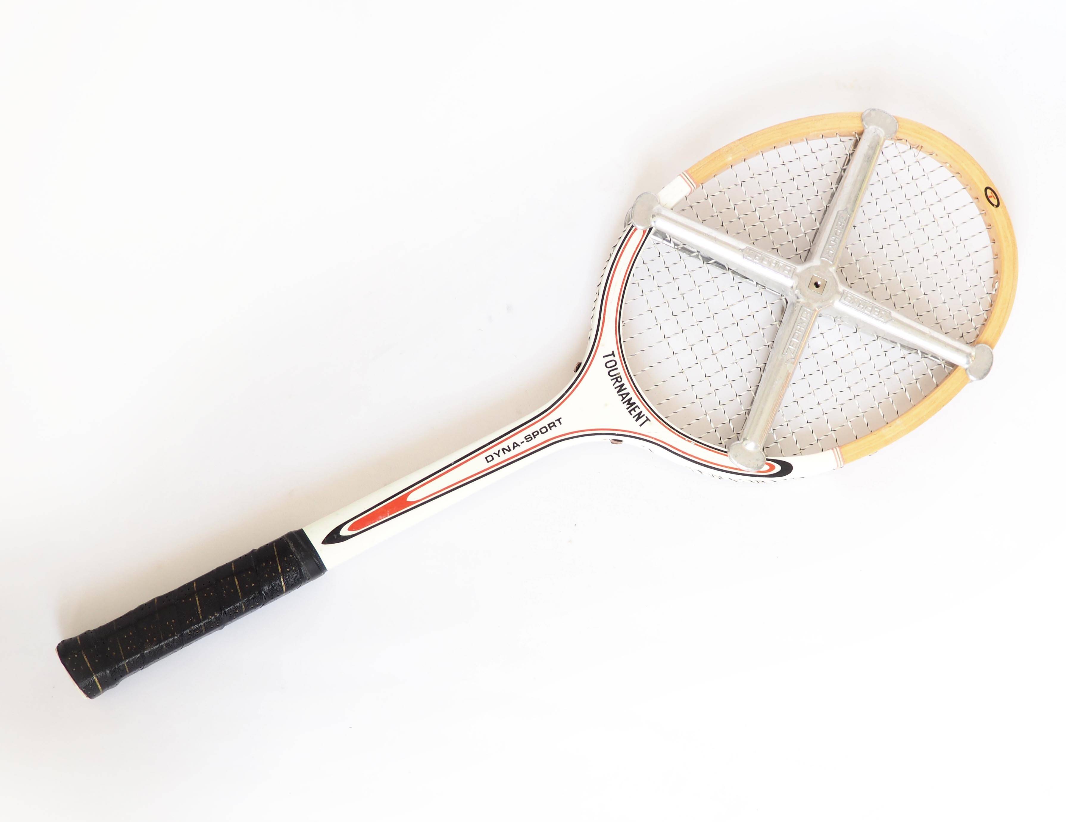 Wooden tennis racket