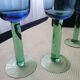 Set of 4 water glasses or large wine glasses contemporary form