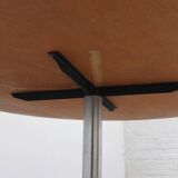 Large 'circular' oak dining table by Arne Jacobsen for Fritz Hansen, 1966