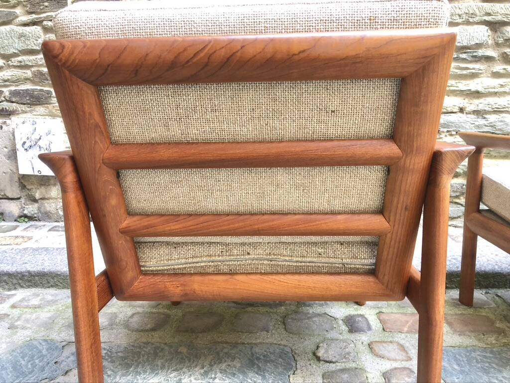 Pair of Danish armchairs 1970