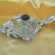 Bronze hand candle holder silver Louis XV style