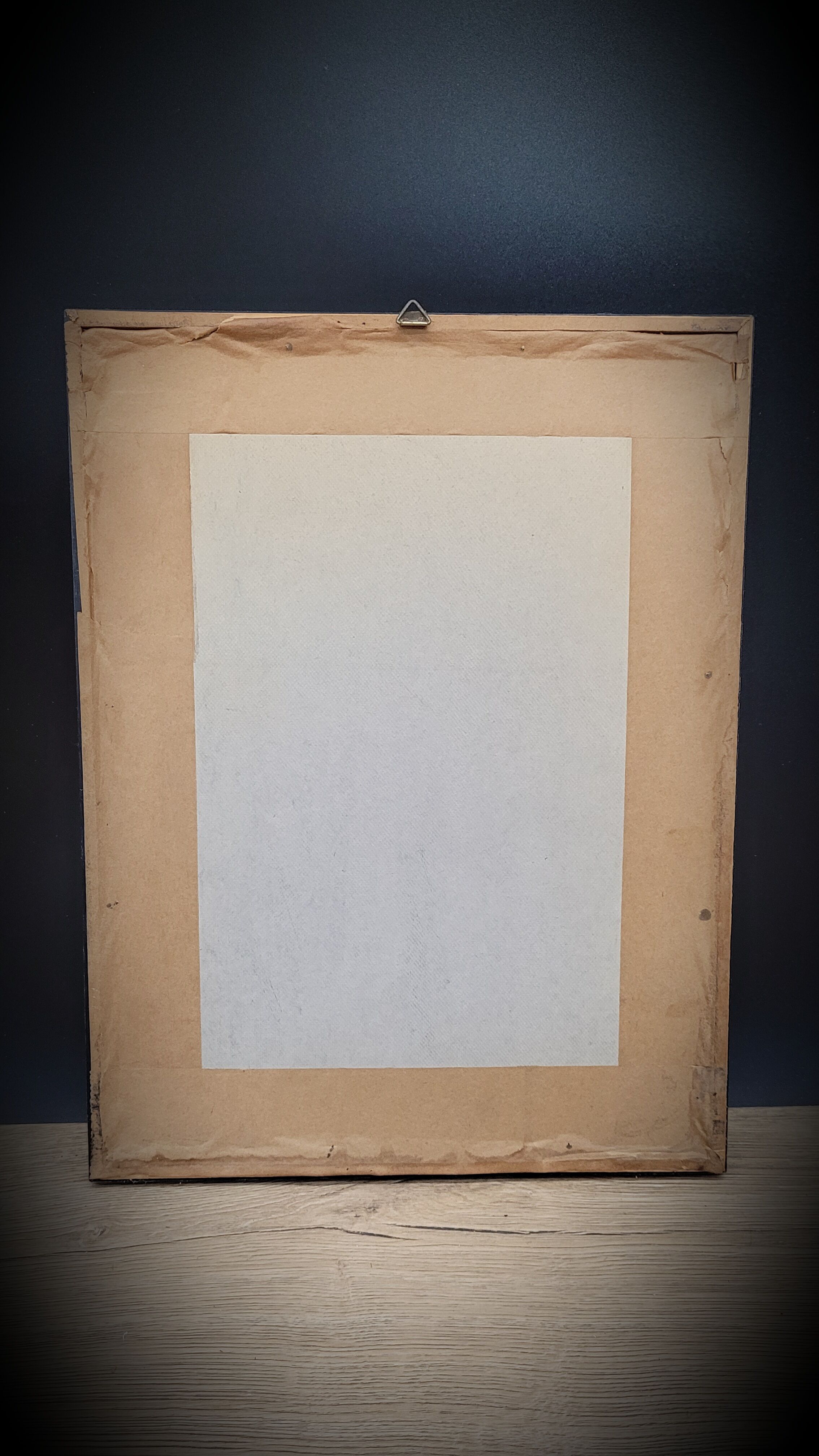 Lithograph Turbiné rose without thorns frame