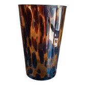 Vaso en verre de Murano maculé, années 70