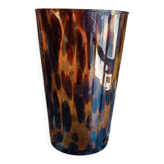 Murano glass vase, speckled, 1970s