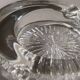 Transparent Murano Glass Ashtray with Asymmetric Thick Rim, 1970s Italian Retro Table Decor