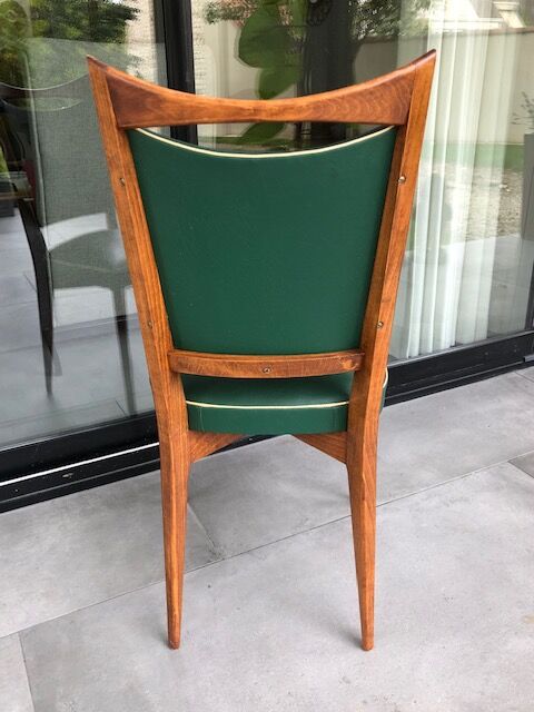 Suite of 6 scandinavian style chairs