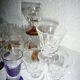 17 ex liquor crystal glass set