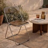 Vintage folding chair "plia" – giancarlo piretti, castelli 1969