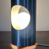 Vintage tube stainless steel lamp, 70s design