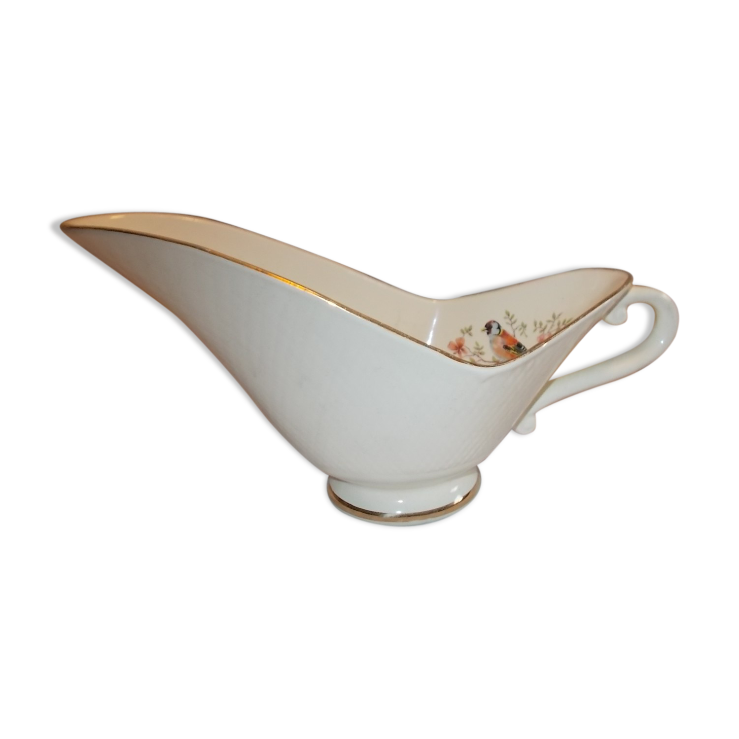 Salins sauce boat, lotus model.