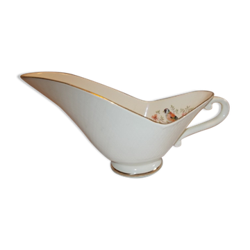 Salins sauce boat, lotus model.