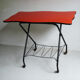 Orange roulette table