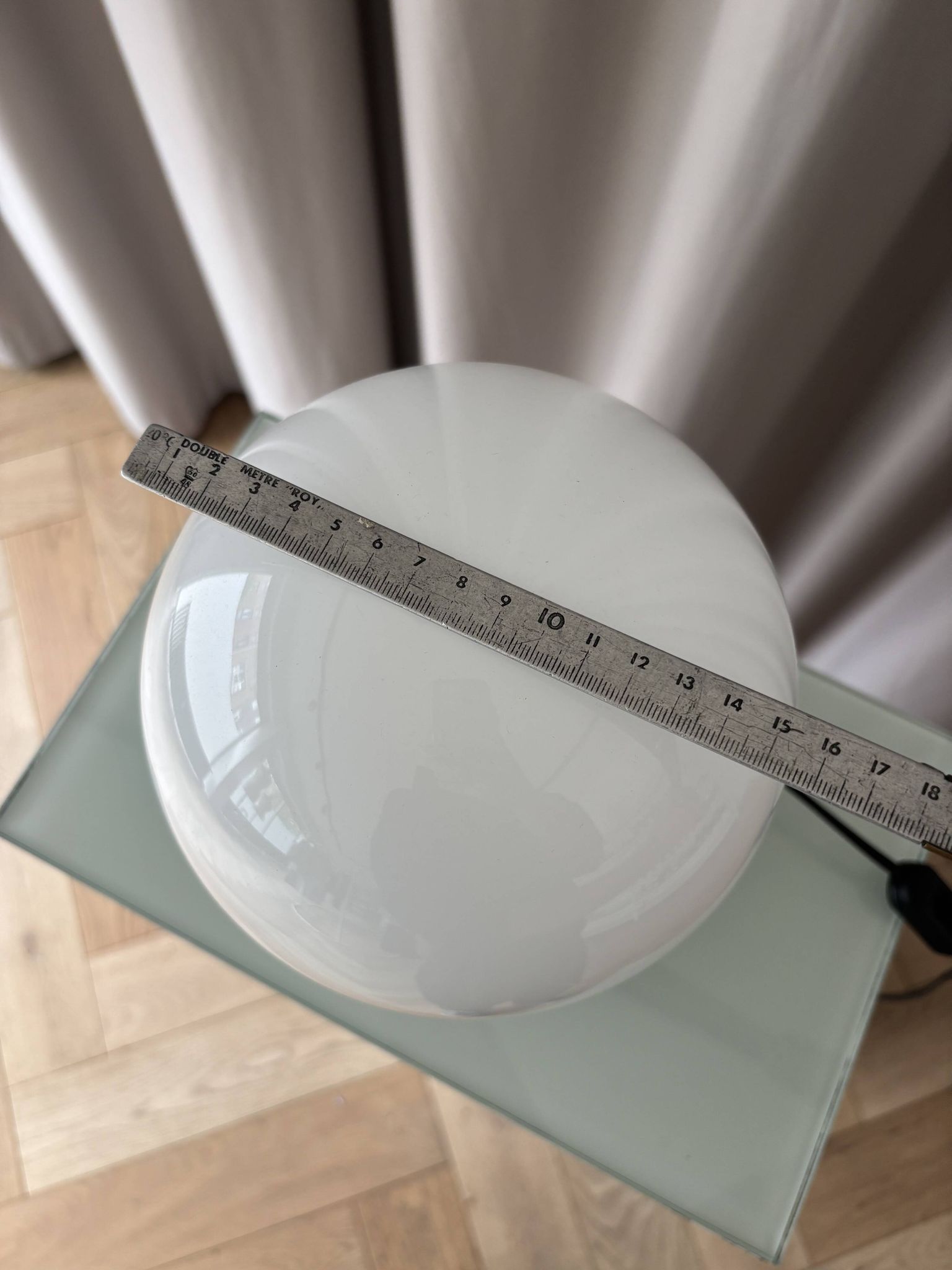 Space Age vintage lamp – Glashütte Limburg, Germany, 1970s