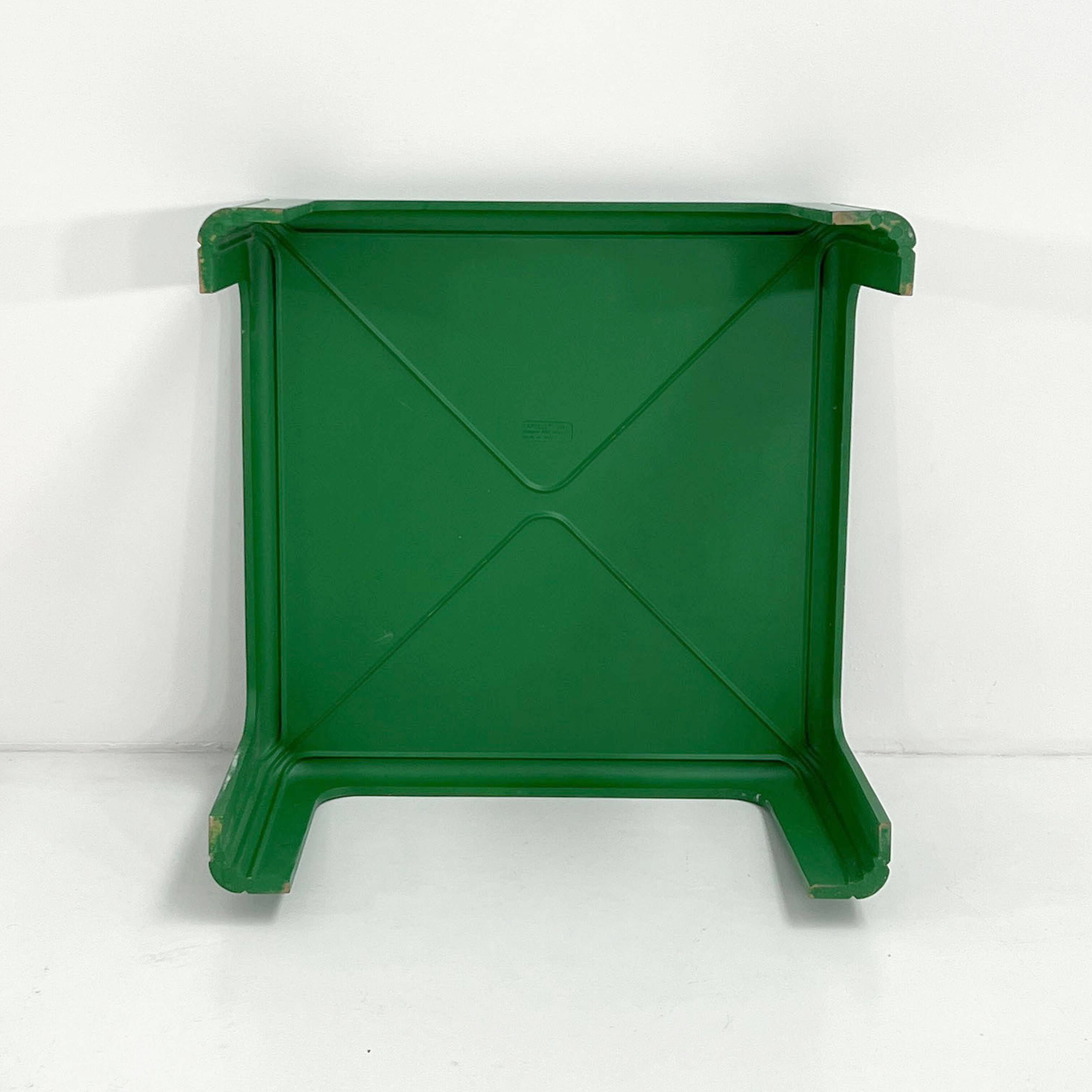 Green coffee table model 4894 by Gae Aulenti for Kartell, 1970