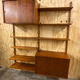 Vintage scandinavian teak wall unit by Poul Cadovius for Royal System 1960s