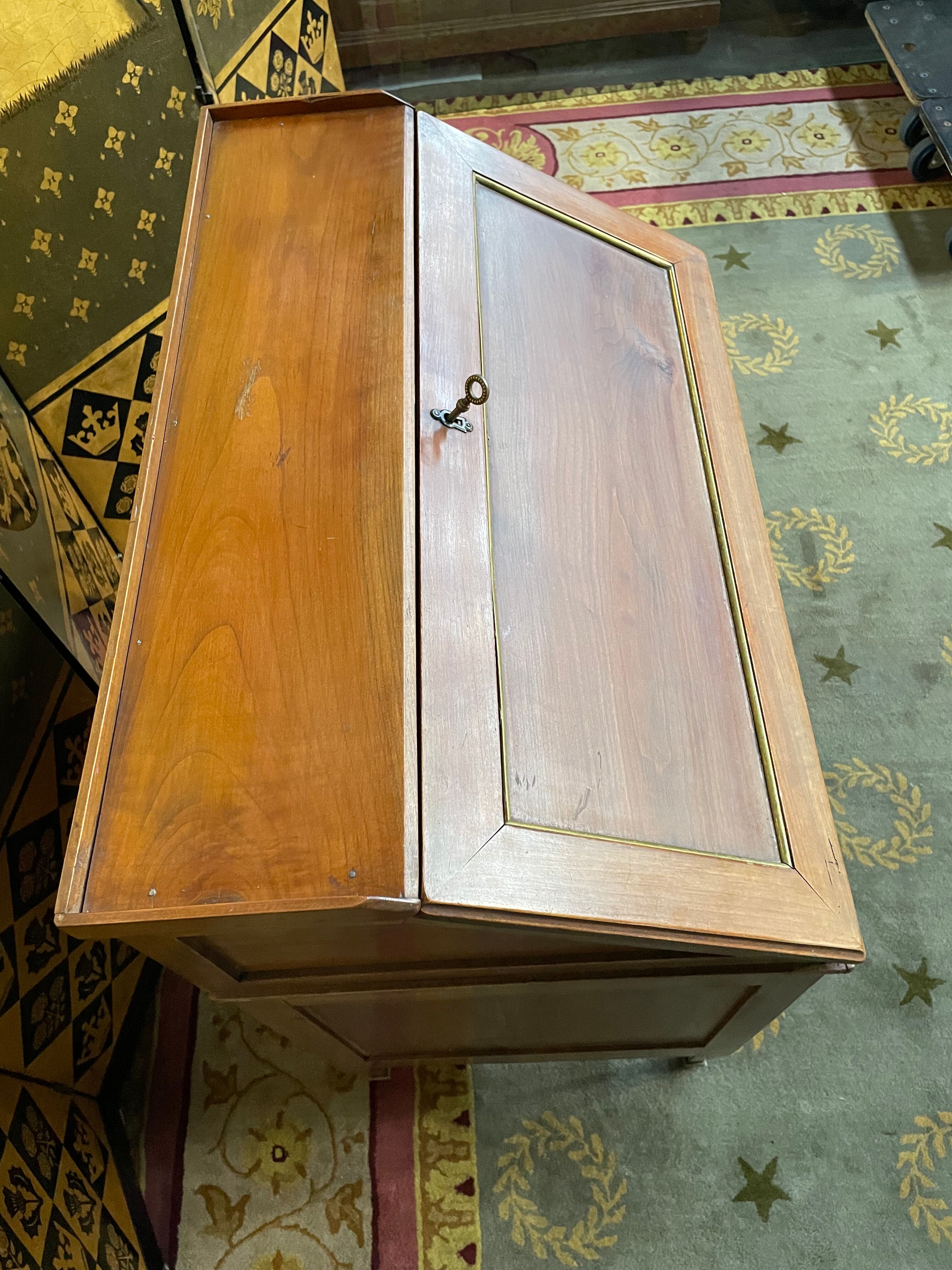 Louis XVI style cherry slope desk