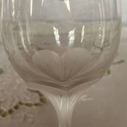 Set of 4 vintage Sèvres Primavera crystal stemware