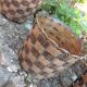 Suite of three cache pots imitation wicker braided by Emsa / vintage 60s-70s