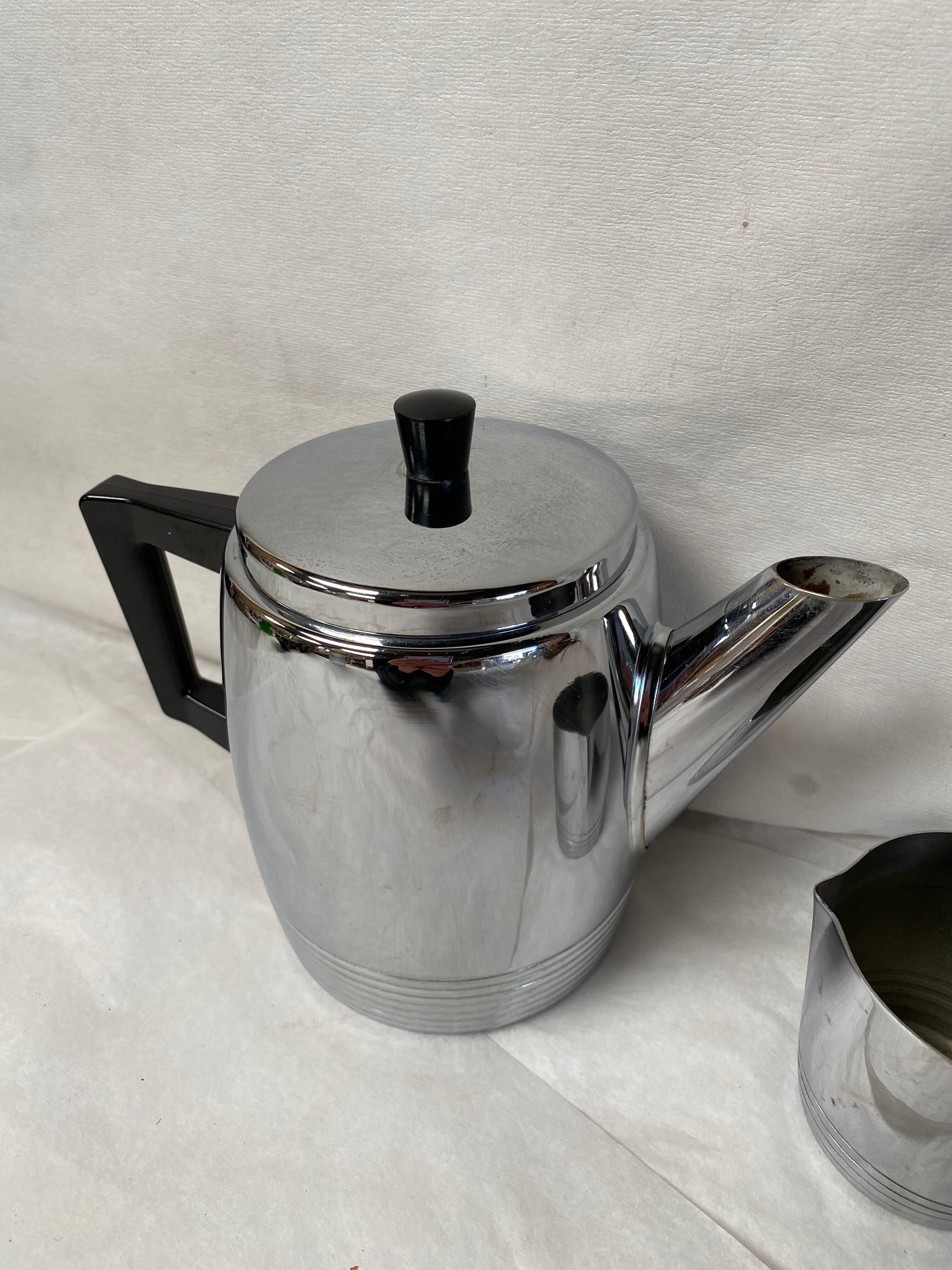 Saint Louis pure copper milk pot and teapot
