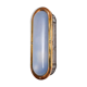 Old elongated barge wall light