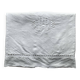 Old hand-embroidered linen sheet