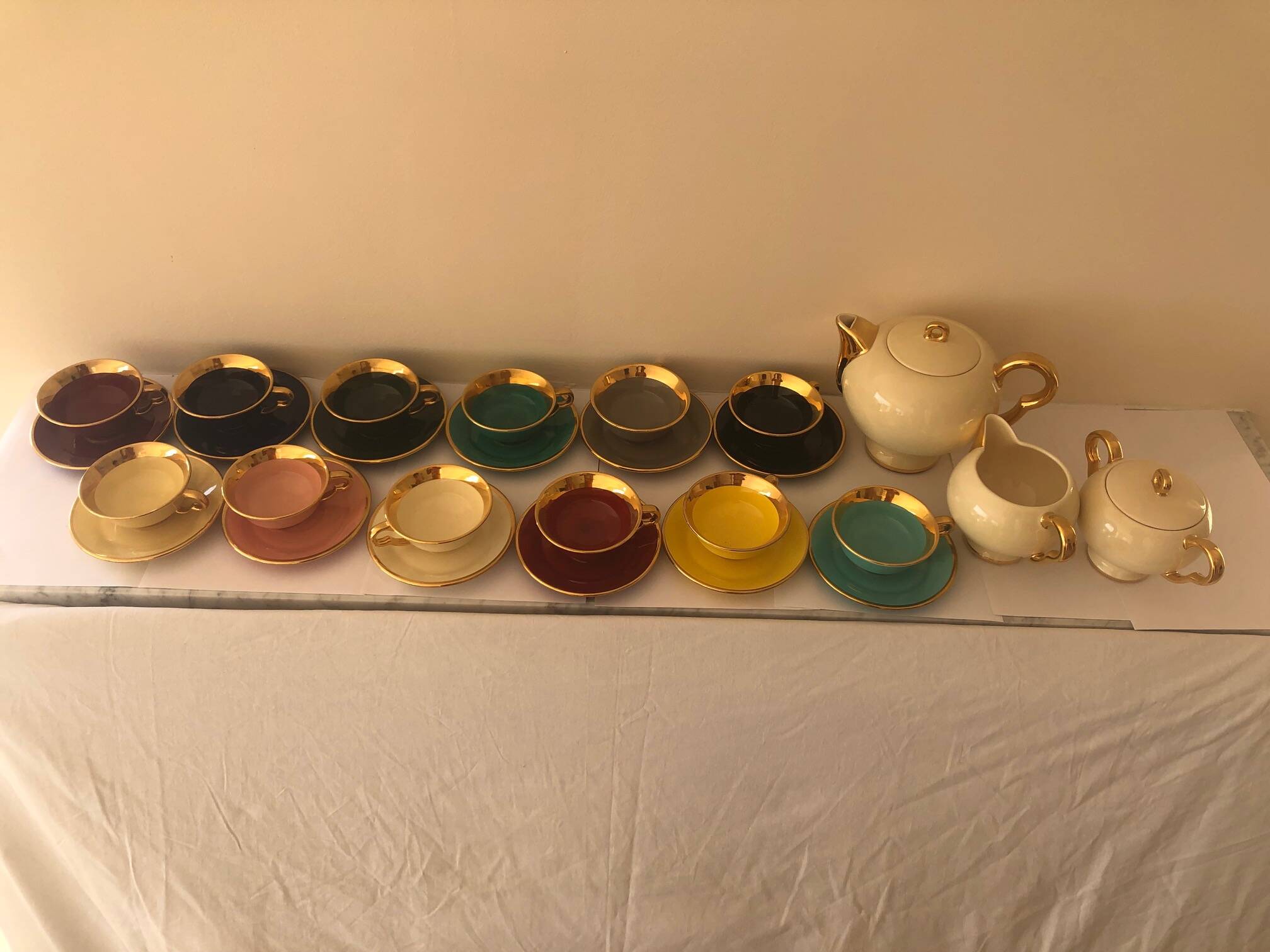 vintage coffee set