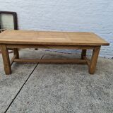 Rectangular table in raw oak