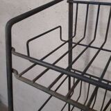 Display metal store shelves