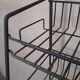 Display metal store shelves