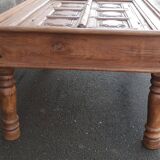 Old wooden coffee table