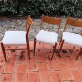 Fristho franeker set of 4 vintage scandinavian chairs from the 1960s