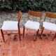 Fristho franeker set de 4 chaises scandinaves vintage années 60