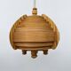 Lampe suspendue vintage suédoise à lamelles Hans Agne Jackobsson, années 1970