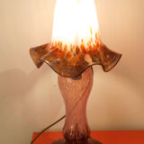 Lamp Tulip Blown Glass Pink