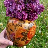 Vase fleurie  vintage