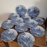 Set of 12 dessert plates from The Post House by Bursley