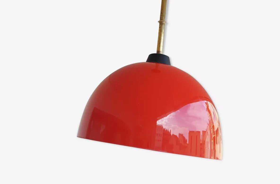 SUSPENSION , OPALINE ROUGE