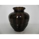Vase brun art déco Doyen