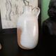 Vintage stoneware carafe vase from France