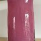 Vintage pink glass paste vase