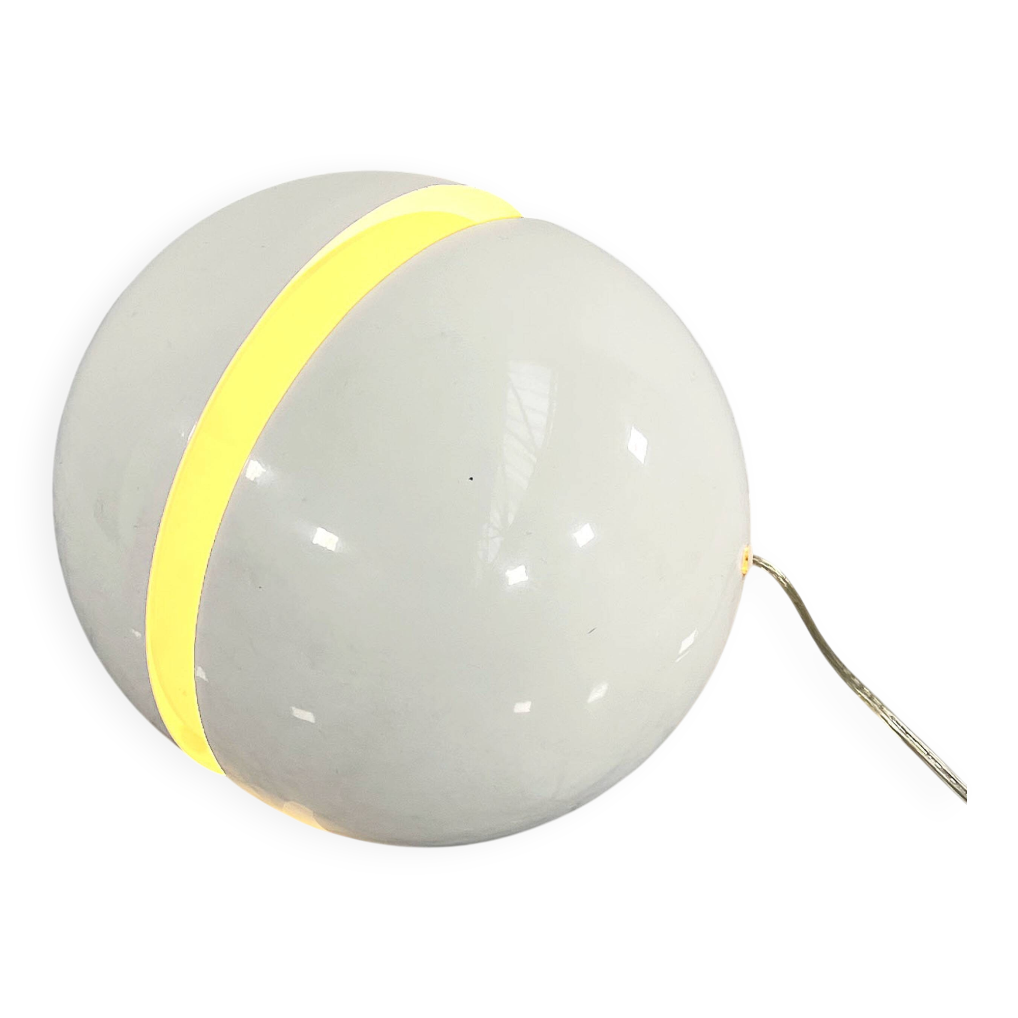 Lampe de Table blanche Sphera de Andrea Modica pour Lumess, 1970