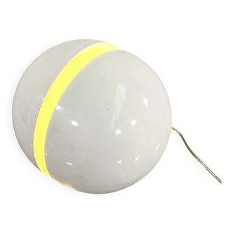 Sphera white table lamp by Andrea Modica for Lumess, 1970