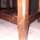 Pair of solid oak stools