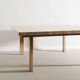 Vintage Danish Squared Wooden Coffee Sofa Table in Oregon Pine, 1970s